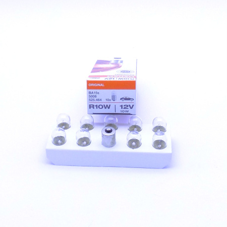 5008 ЛАМПА R10W 12V 10W BA15s OSRAM (10 шт)