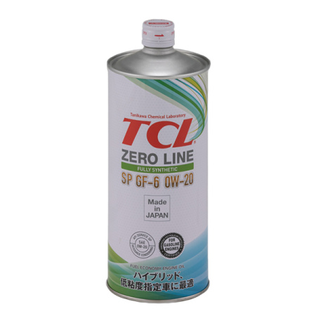 TCL Zero Line Fully Synth Fuel Economy SP GF-6 0w20 1л Масло моторное