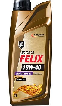 FELIX масло моторное универсальное 10w-40 п/с ACEA A3/B4 API SN/CF канистра 1 л