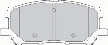 Колодки тормозные V981 Toyota PF1497k1 04465-48100   FINWHALE