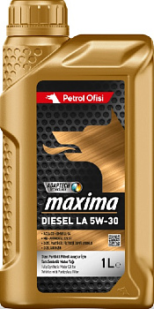 Petrol Ofisi Maxima DIESEL LA 5W-30 API SN/CF ACEA C3 Масло моторное, 1 л