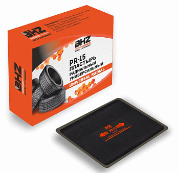Пластырь PR-15 BHZ Professional 90х105 мм, 1 сл.корда (упак. 5 шт.)