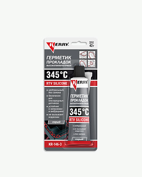KR-146-3 Герметик прокладок высокотемпературный нейтральный серый RTV SILICONE