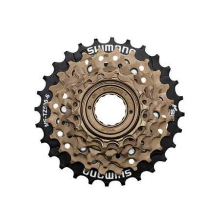 Трещотка MF-TZ500-CP Shimano (14-16-18-21-28 зубьев) 6 скор., с защитой цепи, арт. 520047