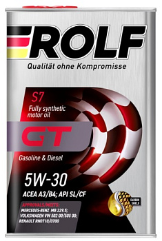 Rolf GT 5W30 A3/B4 SL/CF 4л (металл) синт