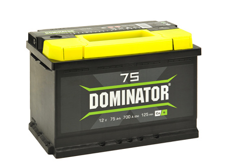 Аккумулятор Dominator 75 а/ч R