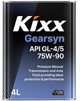 Kixx Gearsyn 75W90 GL-4/5 4л синт