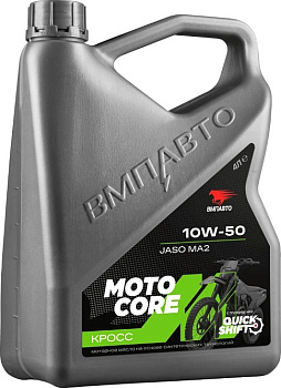 ВМП Моторное масло MOTO CORE КРОСС 4Т 10w50 SL МА2 4л п/с 9346