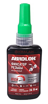 Фиксатор резьбы красный (неудаляемый) ABRO MASTERS 50 мл
