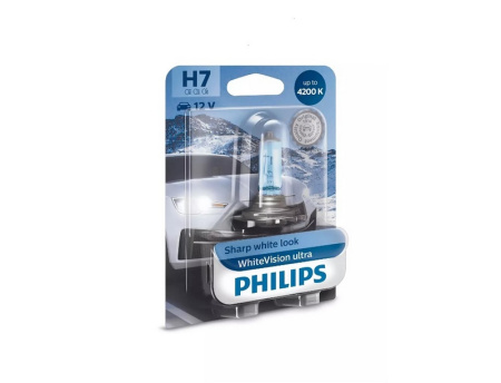 12972WVUB1 Лампа автомобильная H7 12V55W  White Vision Ultra PX26d   PHILIPS