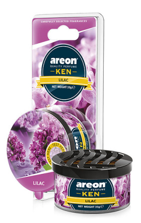 Ароматизатор на панель AREON KEN BLISTER Lilac 704-AKB-10