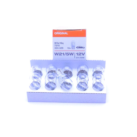 7515 ЛАМПА W21/5W 12V 21/5W W3X16q OSRAM (10 шт)