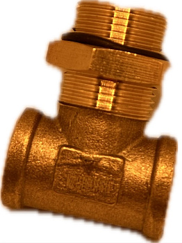 Фитинг c контргайкой и уплотнением Т-образный , (W.M22x1,5 F16x1,5 F16x1,5)