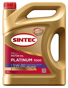 Sintec Platinum 7000 5W30 GF-6A SP 4л синт