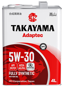 Takayama Adaptec 5W30 A5/B5 SP/CF 4л (металл) синт АКЦИЯ -10%