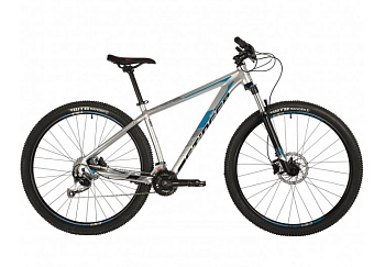 Велосипед STINGER 27.5" RELOAD STD серебристый, алюминий, размер 16" 163115