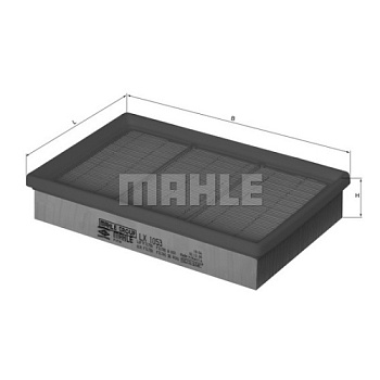 MAHLE Элемент фильтрующий воздушного фильтра LX 1053 S0322 (C 2589)