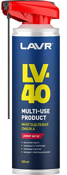 LAVR Смазка многоцелевая LV-40 335 мл (аэрозоль)  LN2429
