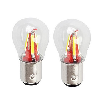 Светодиод 12V21-24 ORANG (YELLOW) S25 ВА15S б/отраж. (1 шт)   МАЯК