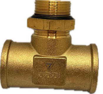 Фитинг c контргайкой и уплотнением Т-образный , (W.M22x1,5 F22x1,5 F22x1,5)