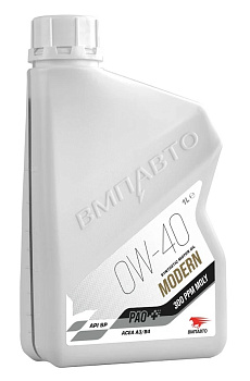 ВМП Масло моторное  Modern 0w40 (A3/B4, SP), канистра 1л. 9320