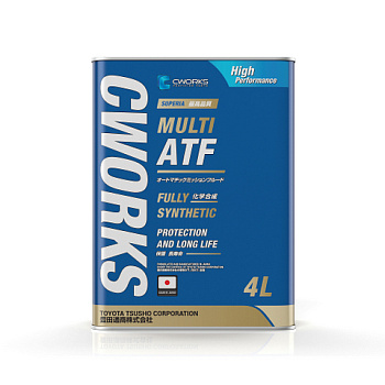 SUPERIA CWORKS MULTU ATF, 4L Масло трансмиссионное, Япония