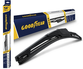 Щетка стеклоочистителя каркасная ЗАДНЯЯ GOODYEAR REAR FRAME 14"/35 см, 9 переходников GY000374
