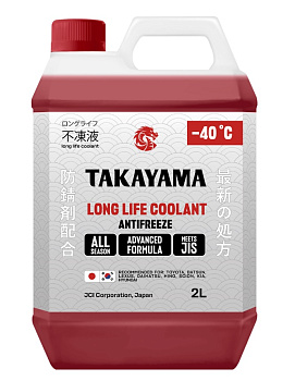 Takayama Антифриз Long Life Coolant red -40 2л