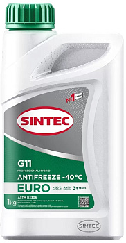 Sintec Антифриз Euro G11 green -40 1кг ^^