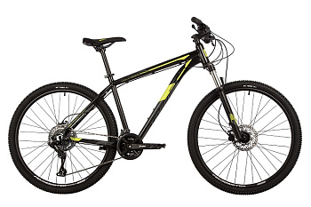 Велосипед STINGER 27.5" GRAPHITE PRO черный, алюминий, размер 18" 163131