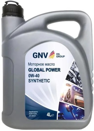 GNV Global Power 0W-40 Synthetic  4л