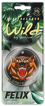 Ароматизатор подвесной FELIX WILD BY NATURE Бурый медведь  АКЦИЯ