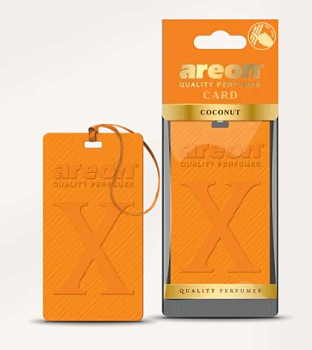 Ароматизатор полимерный AREON CARD Coconut 704-AXC-05
