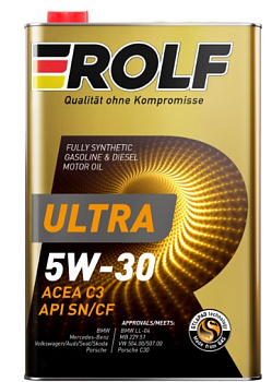 Rolf Ultra 5W30 C3 SN/CF 1л (металл) синт