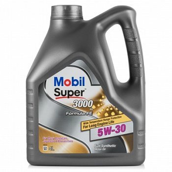 MOBIL SUPER 3000 Х1  Formula FE  5w30 синтетика   (4л)