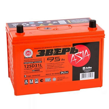 Зверь Азия D31L 95 Ач