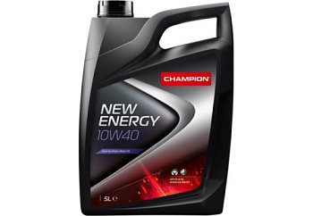 CHAMPION NEW ENERGY 10W40, ACEA: E7-16, API: CI-4/SL (5л) полусинт. Масло мот.
