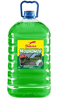 Sibiria жидкость стеклоомывающая "Мошкомой" летняя 5л (ПЭТ)