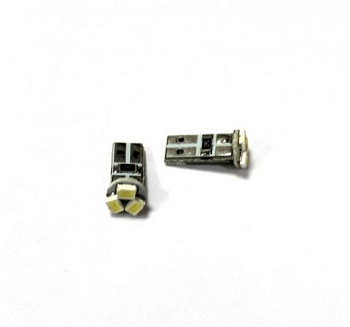 Светодиод 12V 1,2 б/ц  WHITE 3SMD (3014) T5W2.0*4.6D (10 шт)    МАЯК