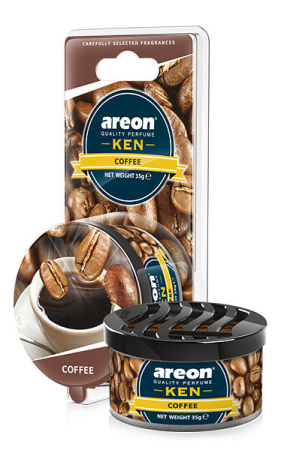 Ароматизатор на панель AREON KEN BLISTER Coffee 704-AKB-09