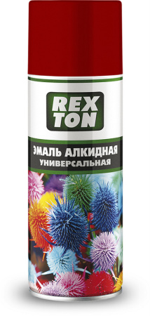 RT-100.40 Эмаль алкидная универсальная REXTON, красная, аэрозоль 520 мл