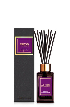 Ароматизатор для дома AREON STICKS   PREMIUM Patchouli-Lavender-Vanil 85 мл 704-PSL-02 (черные коро)