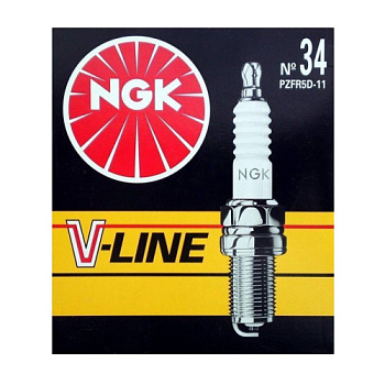 Свечи NGK  № 34  РZFR5D-11 (упаковка 4 шт)