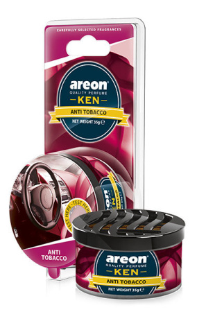 Ароматизатор на панель AREON KEN BLISTER Antitobacco 704-AKB-07