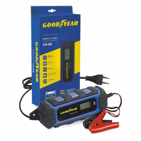 GOODYEAR Электронное зарядное устройство для свинцово-кислотных аккумуляторов CH-6A