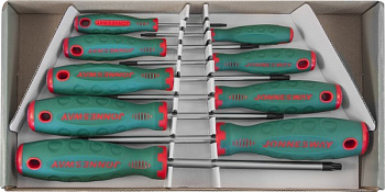 Набор отверток "ANTI SLIP TORX" T8-T40, 9 предметов D71T109S