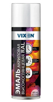 VX69003 Эмаль акриловая высокоглянцевая RAL, сигнальный белый (RAL 9003), аэрозоль 520 мл