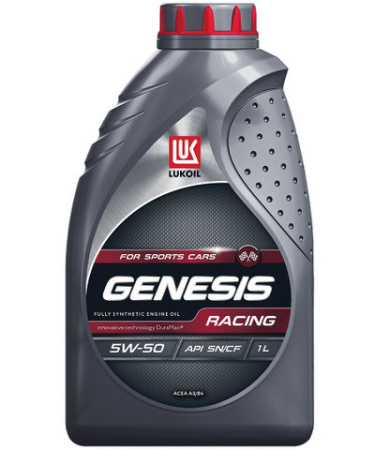 ЛУКОЙЛ Genesis Racing 5w50  1 л API SN/CF  (масло синтетическое)