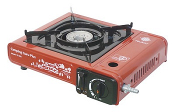 Плита газовая портативная CAMPING GURU PLUS (TS-233) с переходником