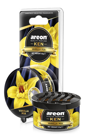 Ароматизатор на панель AREON KEN BLISTER Vanilla MIA 704-AKB-14